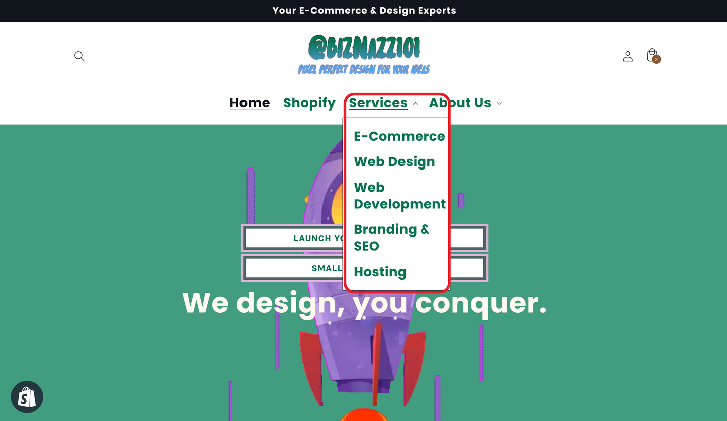 Drop Down Menu Shopify (2 Or 3 Levels)