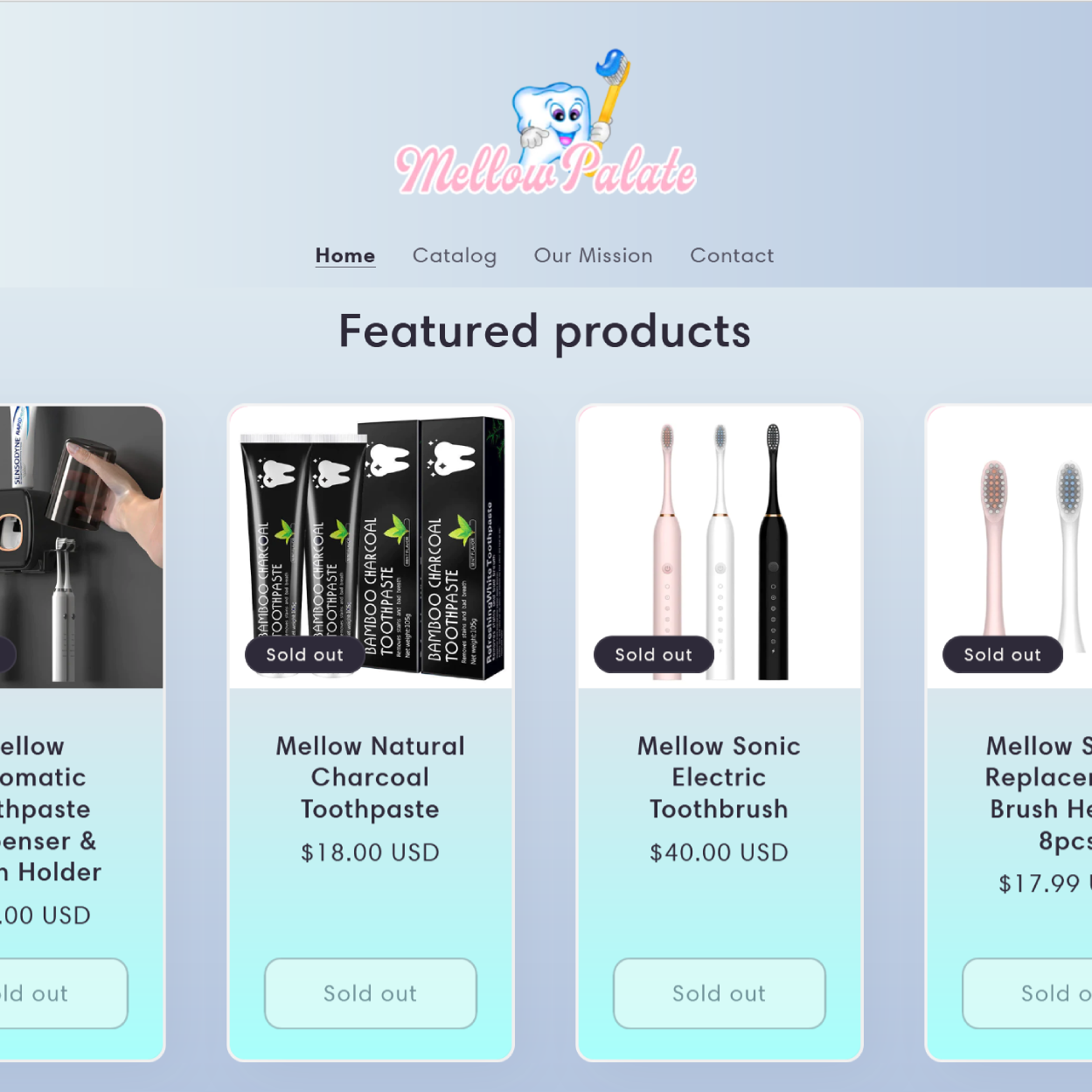 Featured Collection On Home Page