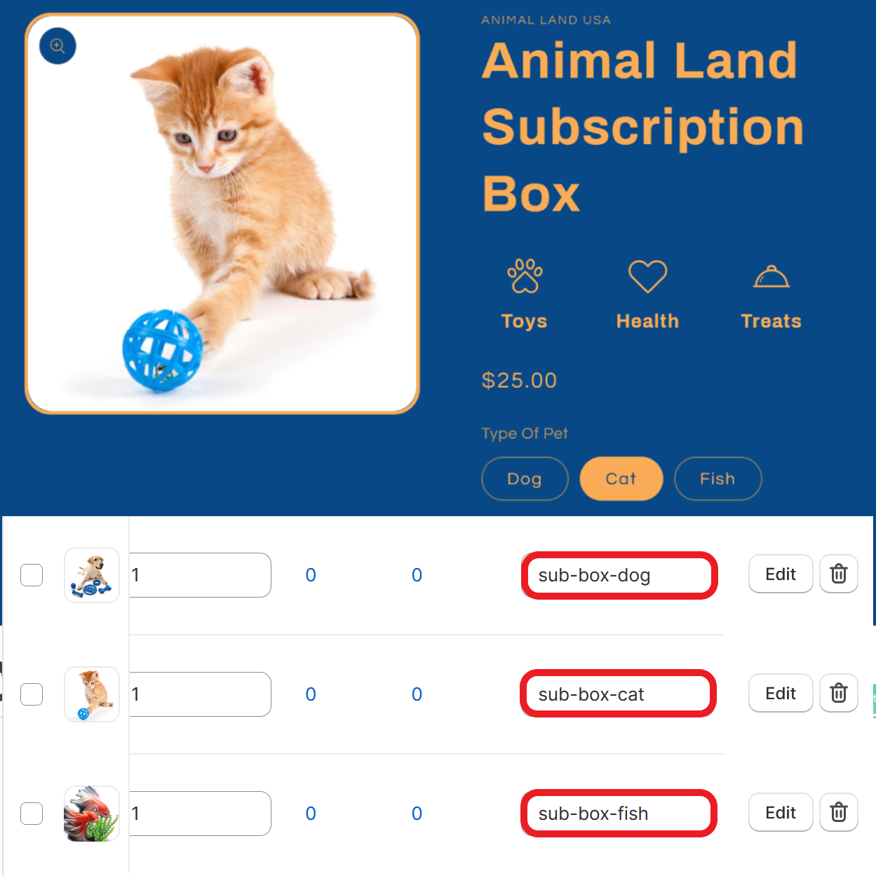 Fix Inaccurate Variant SKUs