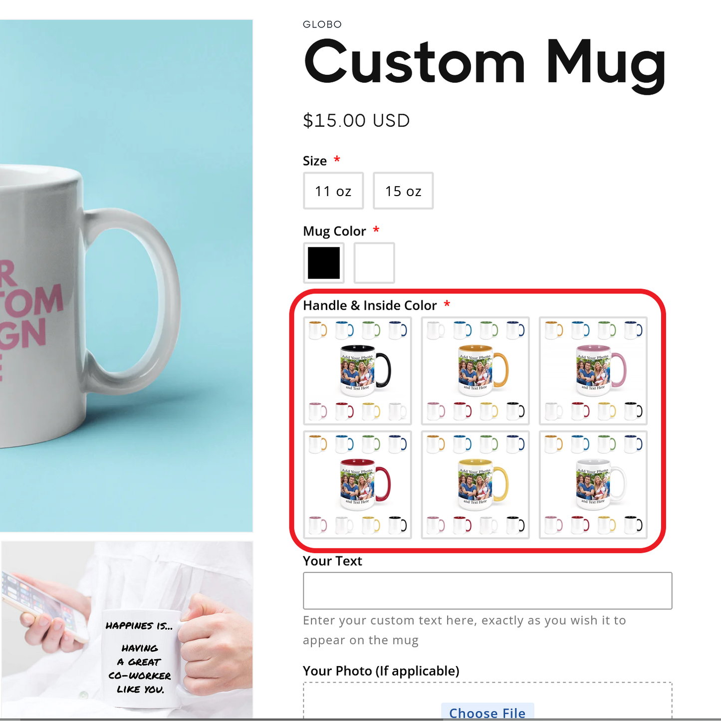 Product Image Variant Swatches