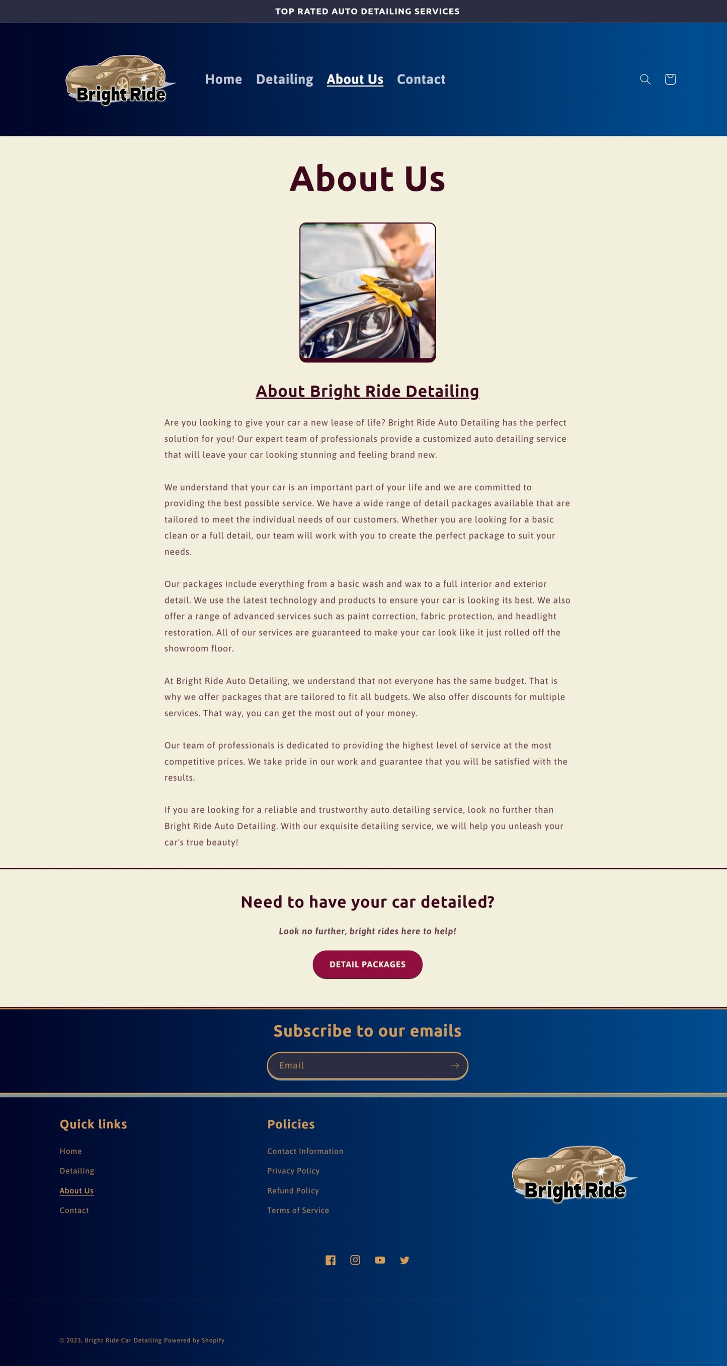 Bright Ride Auto-Detailing & Parts