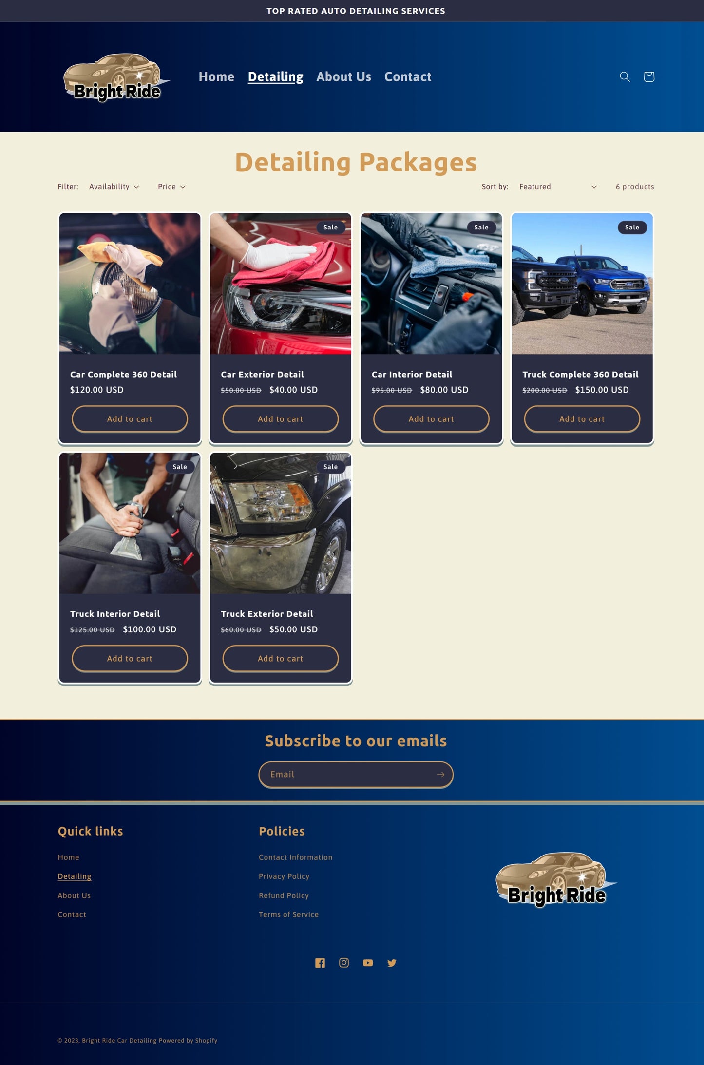 Bright Ride Auto-Detailing & Parts