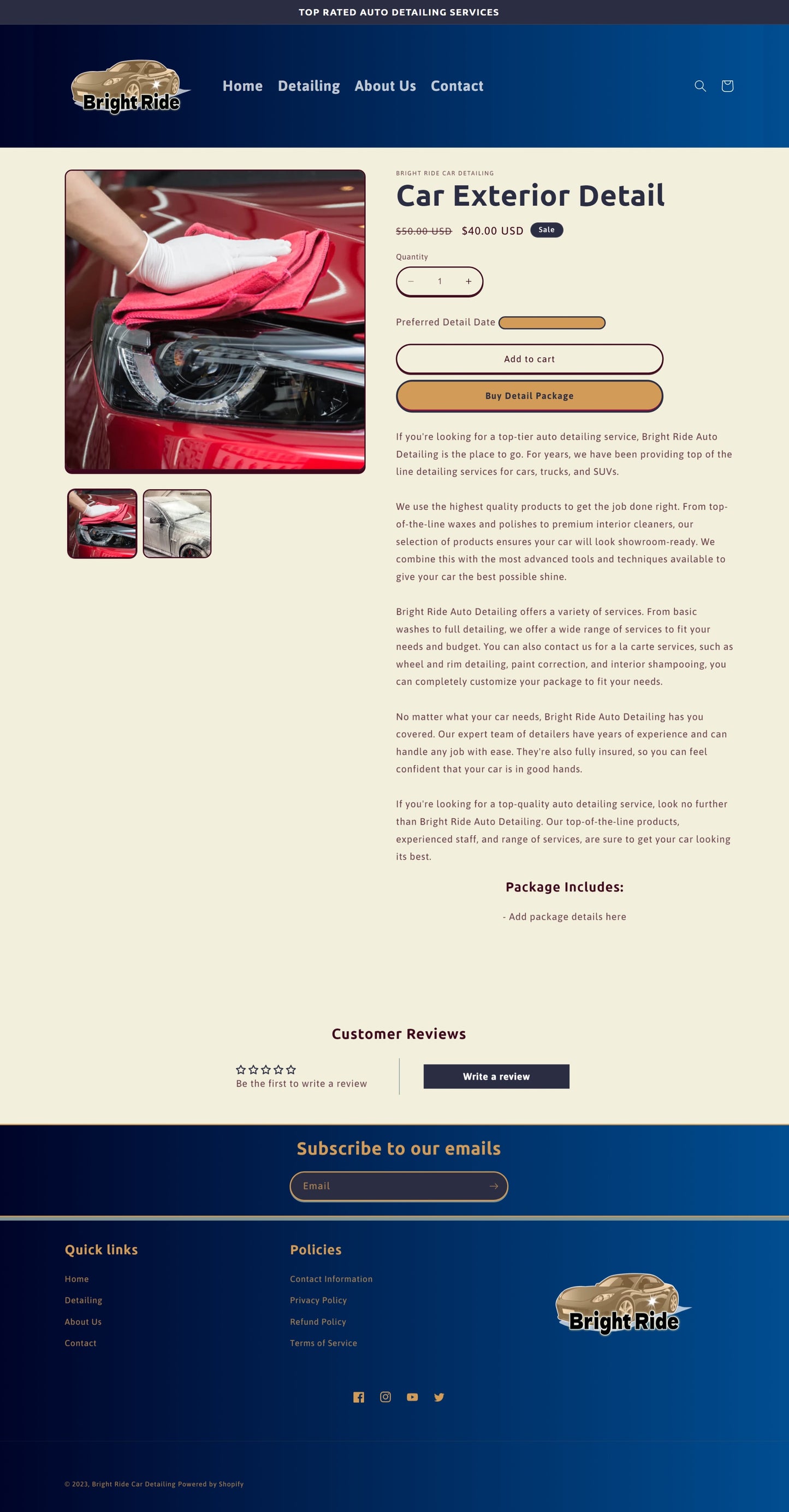 Bright Ride Auto-Detailing & Parts