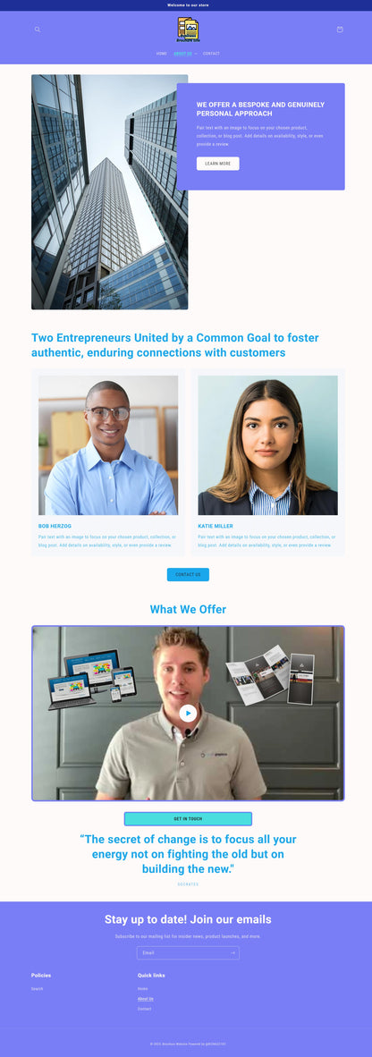 Corporate - Brochure Website