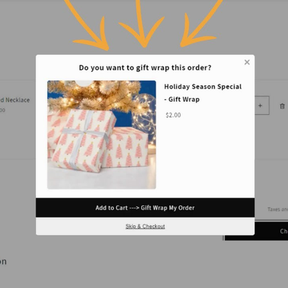 Add "Gift Wrapping Option"