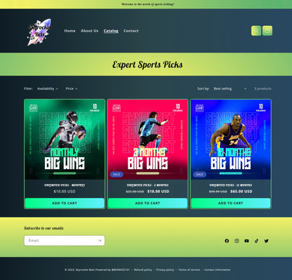 Skyrocket Bets - Sports Betting Store